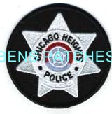 ILLINOIS,CHICAGO HEIGHTS POLICE HAT PATCH 2_wm